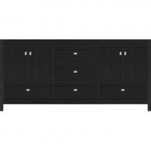 Strasser Woodenwork 51.893 - 72 X 18.5 X 34.5 Alki Essence Vanity Slab Midnight Oak Db