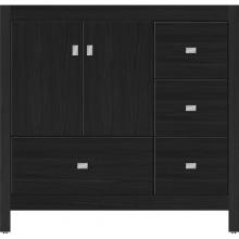 Strasser Woodenwork 51.869 - 36 X 18.5 X 34.5 Alki Essence Vanity Slab Midnight Oak Rh