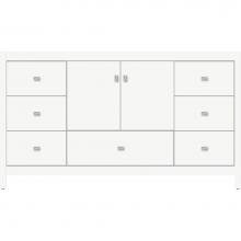 Strasser Woodenwork 50.179 - 60 X 21 X 34.5 Alki Essence Vanity Slab Sat White Sb