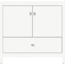 Strasser Woodenwork 50.394 - 36 X 18.5 X 34.5 Alki Essence Vanity Slab Sat White Std