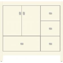 Strasser Woodenwork 50.217 - 36 X 21 X 34.5 Alki Essence Vanity Slab Sat Biscuit Rh