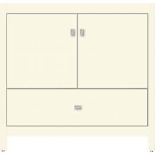 Strasser Woodenwork 50.395 - 36 X 21 X 34.5 Alki Essence Vanity Slab Sat Biscuit Std