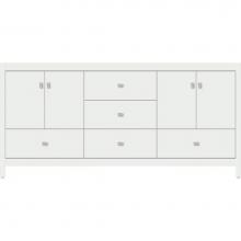 Strasser Woodenwork 52.049 - 72 X 18.5 X 34.5 Alki Essence Vanity Slab Powder Grey Db