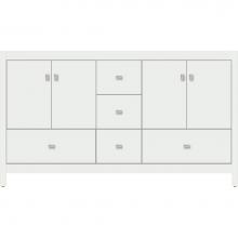 Strasser Woodenwork 52.017 - 60 X 18.5 X 34.5 Alki Essence Vanity Slab Powder Grey Db