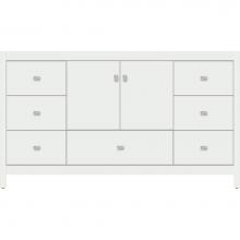 Strasser Woodenwork 52.018 - 60 X 21 X 34.5 Alki Essence Vanity Slab Powder Grey Sb
