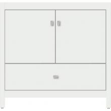 Strasser Woodenwork 52.043 - 36 X 18.5 X 34.5 Alki Essence Vanity Slab Powder Grey Std