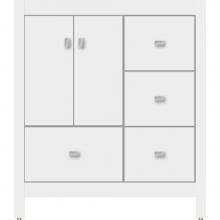 Strasser Woodenwork 52.029 - 30 X 18.5 X 34.5 Alki Essence Vanity Slab Powder Grey Rh
