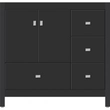 Strasser Woodenwork 50.277 - 36 X 21 X 34.5 Alki Essence Vanity Slab Sat Black Rh