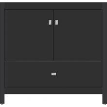 Strasser Woodenwork 50.405 - 36 X 21 X 34.5 Alki Essence Vanity Slab Sat Black Std