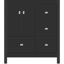 Strasser Woodenwork 50.281 - 30 X 21 X 34.5 Alki Essence Vanity Slab Sat Black Rh