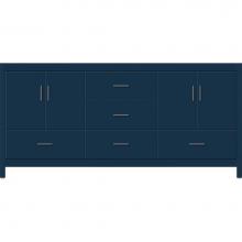 Strasser Woodenwork 58-055 - 72 X 21 X 34.5 Alki Essence Vanity Slab Lapis Night Db