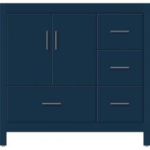 Strasser Woodenwork 58-065 - 36 X 21 X 34.5 Alki Essence Vanity Slab Lapis Night Rh