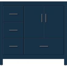 Strasser Woodenwork 58-070 - 36 X 18.5 X 34.5 Alki Essence Vanity Slab Lapis Night Lh