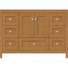 Strasser Woodenwork 50.028 - 48 X 18.5 X 34.5 Alki Essence Vanity Shaker Nat Cherry Sb