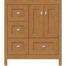 Strasser Woodenwork 50.088 - 30 X 18.5 X 34.5 Alki Essence Vanity Shaker Nat Cherry Lh