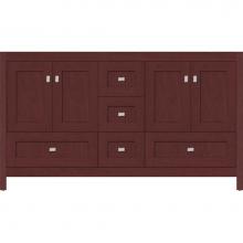 Strasser Woodenwork 50.010 - 60 X 18.5 X 34.5 Alki Essence Vanity Shaker Dk Cherry Db