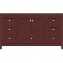 Strasser Woodenwork 50.118 - 60 X 21 X 34.5 Alki Essence Vanity Shaker Dk Cherry Sb