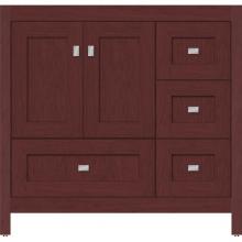 Strasser Woodenwork 50.039 - 36 X 21 X 34.5 Alki Essence Vanity Shaker Dk Cherry Rh