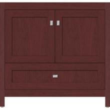 Strasser Woodenwork 50.417 - 36 X 18.5 X 34.5 Alki Essence Vanity Shaker Dk Cherry Std