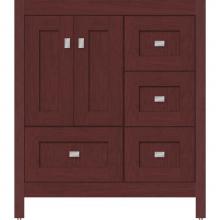 Strasser Woodenwork 50.089 - 30 X 18.5 X 34.5 Alki Essence Vanity Shaker Dk Cherry Rh