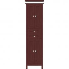 Strasser Woodenwork 50.329 - 19.5 X 18.5 X 70 Alki Essence Linen Shaker Dk Cherry