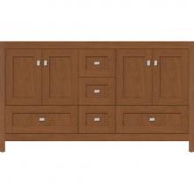 Strasser Woodenwork 50.102 - 60 X 18.5 X 34.5 Alki Essence Vanity Shaker Cinn Cherry Db