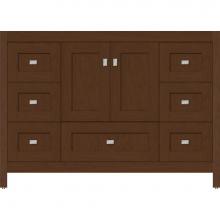 Strasser Woodenwork 51.646 - 48 X 21 X 34.5 Alki Essence Vanity Shaker Pecan Cherry Sb