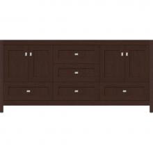 Strasser Woodenwork 50.515 - 72 X 21 X 34.5 Alki Essence Vanity Shaker Choc Cherry Db