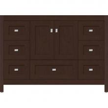 Strasser Woodenwork 50.011 - 48 X 18.5 X 34.5 Alki Essence Vanity Shaker Choc Cherry Sb