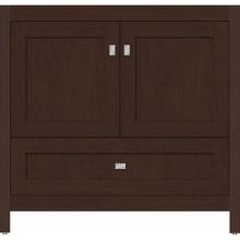 Strasser Woodenwork 50.408 - 36 X 18.5 X 34.5 Alki Essence Vanity Shaker Choc Cherry Std