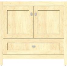 Strasser Woodenwork 50.414 - 36 X 21 X 34.5 Alki Essence Vanity Shaker Nat Maple Std