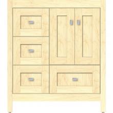 Strasser Woodenwork 50.081 - 30 X 21 X 34.5 Alki Essence Vanity Shaker Nat Maple Lh