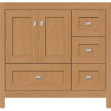 Strasser Woodenwork 50.676 - 36 X 18.5 X 34.5 Alki Essence Vanity Shaker Nat Oak Rh