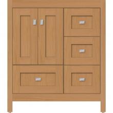 Strasser Woodenwork 50.682 - 30 X 18.5 X 34.5 Alki Essence Vanity Shaker Nat Oak Rh