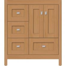 Strasser Woodenwork 50.624 - 30 X 21 X 34.5 Alki Essence Vanity Shaker Nat Oak Lh