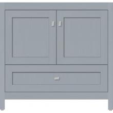 Strasser Woodenwork 50.621 - 36 X 21 X 34.5 Alki Essence Vanity Shaker Silver Oak Std