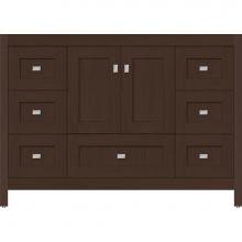 Strasser Woodenwork 51.768 - 48 X 21 X 34.5 Alki Essence Vanity Shaker Choc Oak Sb