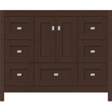 Strasser Woodenwork 51.770 - 42 X 21 X 34.5 Alki Essence Vanity Shaker Choc Oak Sb