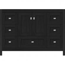 Strasser Woodenwork 51.846 - 48 X 21 X 34.5 Alki Essence Vanity Shaker Midnight Oak Sb