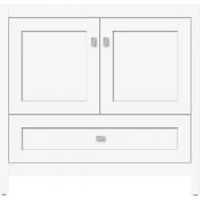 Strasser Woodenwork 50.410 - 36 X 18.5 X 34.5 Alki Essence Vanity Shaker Sat White Std