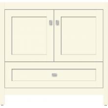 Strasser Woodenwork 50.411 - 36 X 21 X 34.5 Alki Essence Vanity Shaker Sat Biscuit Std