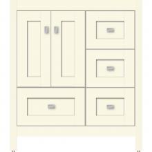 Strasser Woodenwork 50.075 - 30 X 21 X 34.5 Alki Essence Vanity Shaker Sat Biscuit Rh