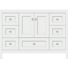 Strasser Woodenwork 52.002 - 48 X 21 X 34.5 Alki Essence Vanity Shaker Powder Grey Sb