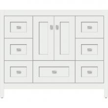 Strasser Woodenwork 52.004 - 42 X 21 X 34.5 Alki Essence Vanity Shaker Powder Grey Sb