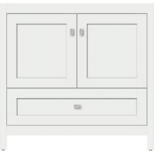Strasser Woodenwork 52.044 - 36 X 21 X 34.5 Alki Essence Vanity Shaker Powder Grey Std