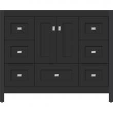 Strasser Woodenwork 50.131 - 42 X 21 X 34.5 Alki Essence Vanity Shaker Sat Black Sb