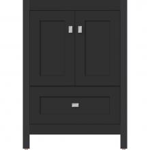 Strasser Woodenwork 50.141 - 24 X 21 X 34.5 Alki Essence Vanity Shaker Sat Black Std