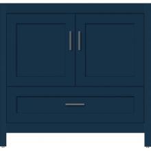 Strasser Woodenwork 58-022 - 36 X 18.5 X 34.5 Alki Essence Vanity Shaker Lapis Night Std
