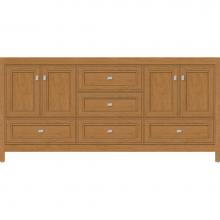 Strasser Woodenwork 51.627 - 72 X 18.5 X 34.5 Alki Essence Vanity Deco Miter Nat Cherry Db