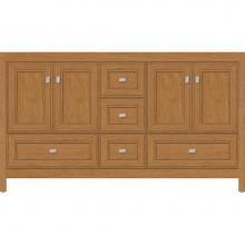 Strasser Woodenwork 50.561 - 60 X 18.5 X 34.5 Alki Essence Vanity Deco Miter Nat Cherry Db